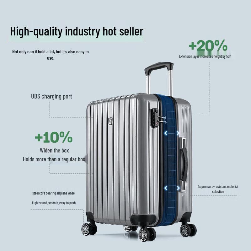 

Aiwashi PC Hardside Travel Suitcase