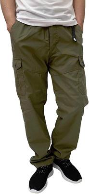 Outdoor Products Herrkläder TC Weather Mesh-fodrade Klätterbyxor med Cargo-fickor, Khaki, Storlek L, 42