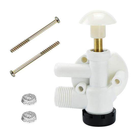 Toilet Water Valve Repair Kit for RV Toilets Brass Valve Core Seals Repair Kit