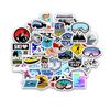 10 30 50Pcspack Ski Stickers Waterproof Skateboard Motorcycle Guitar Luggage Laptop Bicycle Sticker Kids Toys
