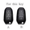 Transparent Tpu Car Key Case For Peugeot 208 308 T9 508 2008 For Citroen C4 For Opel Corsa Crossland X Remote Key Cover Keychain