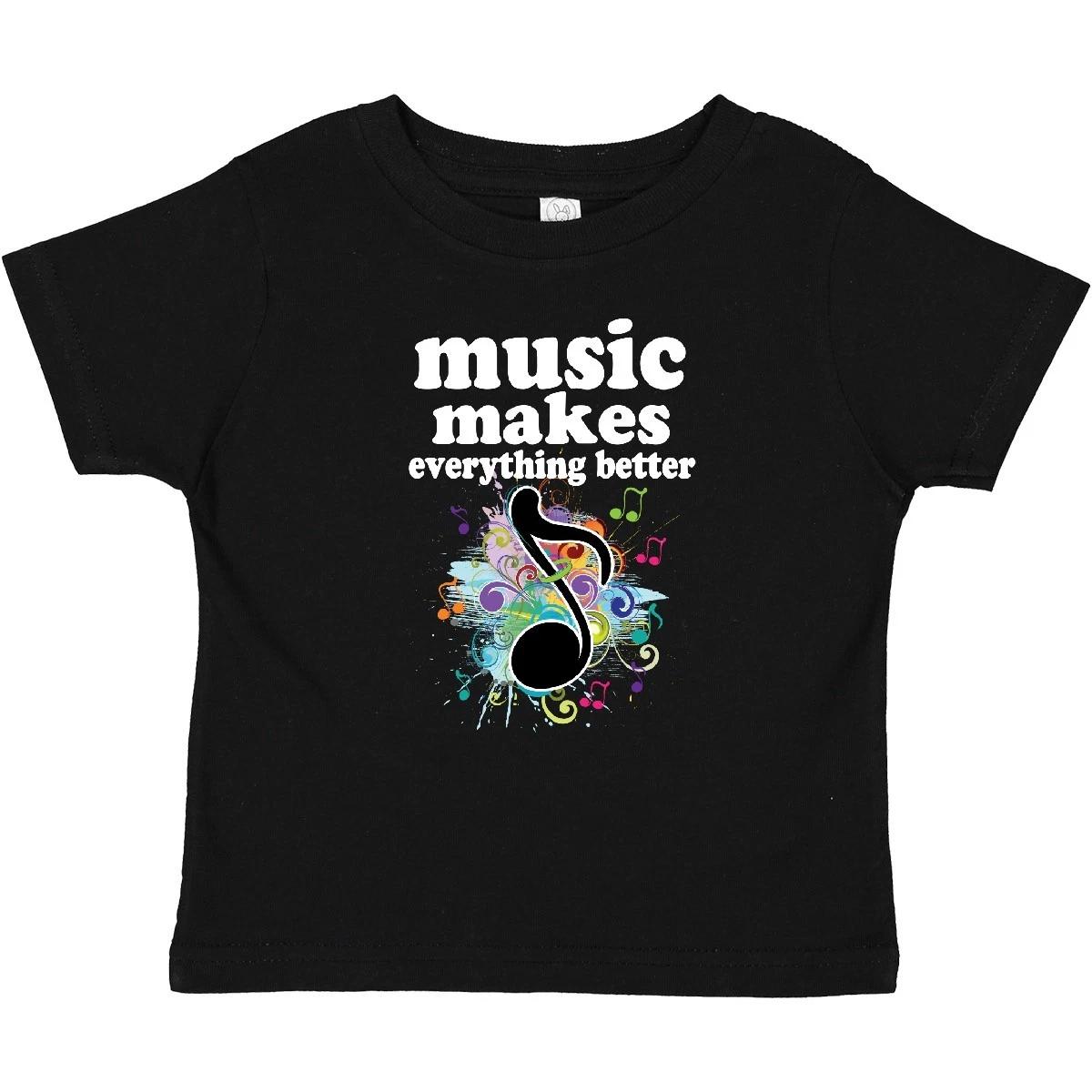 

Inktastic Music Makes Everything Better Baby T-Shirt Drum Major Infant Tees 100