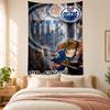 Tapestry Edmonton Oilers vysoce kvalitní pro zdobení stěn obývacího pokoje, ložnice, koleje ideální jako nástěnné umění do ložnice nebo sváteční dárek