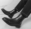 22 autumn and winter new NIU leather retro thin British style Chelsea boots short boots Martin boots leather shoes
