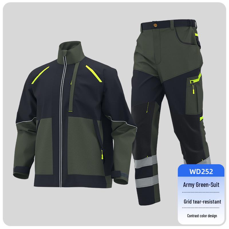Tear-Resistant Men's Workwear: Durable, Wear-Resistant Clothing for Miners, Construction, and Electricians, Customizable for All Seasons.
