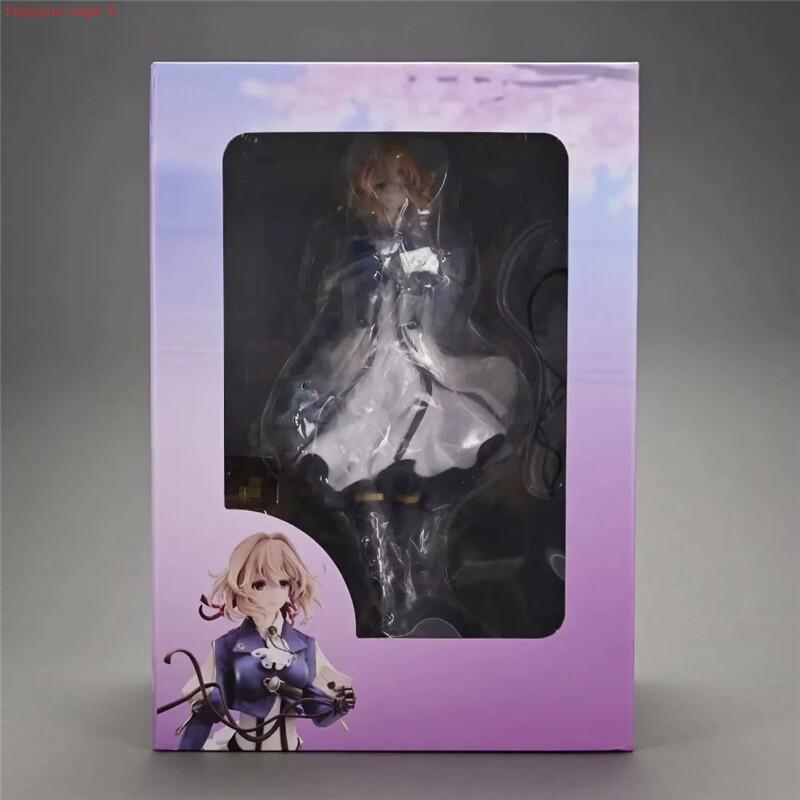 Anime Violet Evergarden 1/7 Scale Figure Collectible Model Doll Toys Gift 25cm