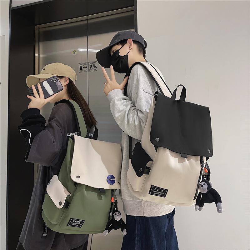 Backpack Men'S High School College Student School Bag Women'S Leisure Travel Backpack