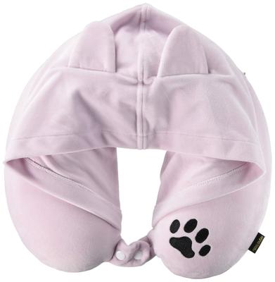 Hapitas HAP7062 Hooded Pillow with Cat 32 418 Cat Ear Pink Ears, Cm, 0.32 Kg,