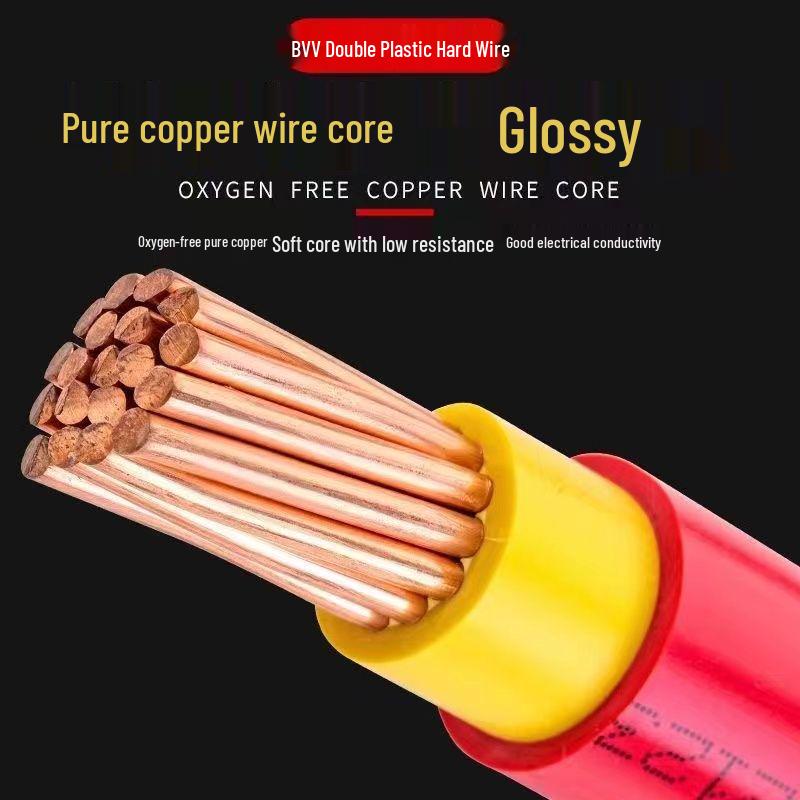 City BVV Flame Retardant Copper Core Double Plastic Cable 10/16/25/35/50/70 Square