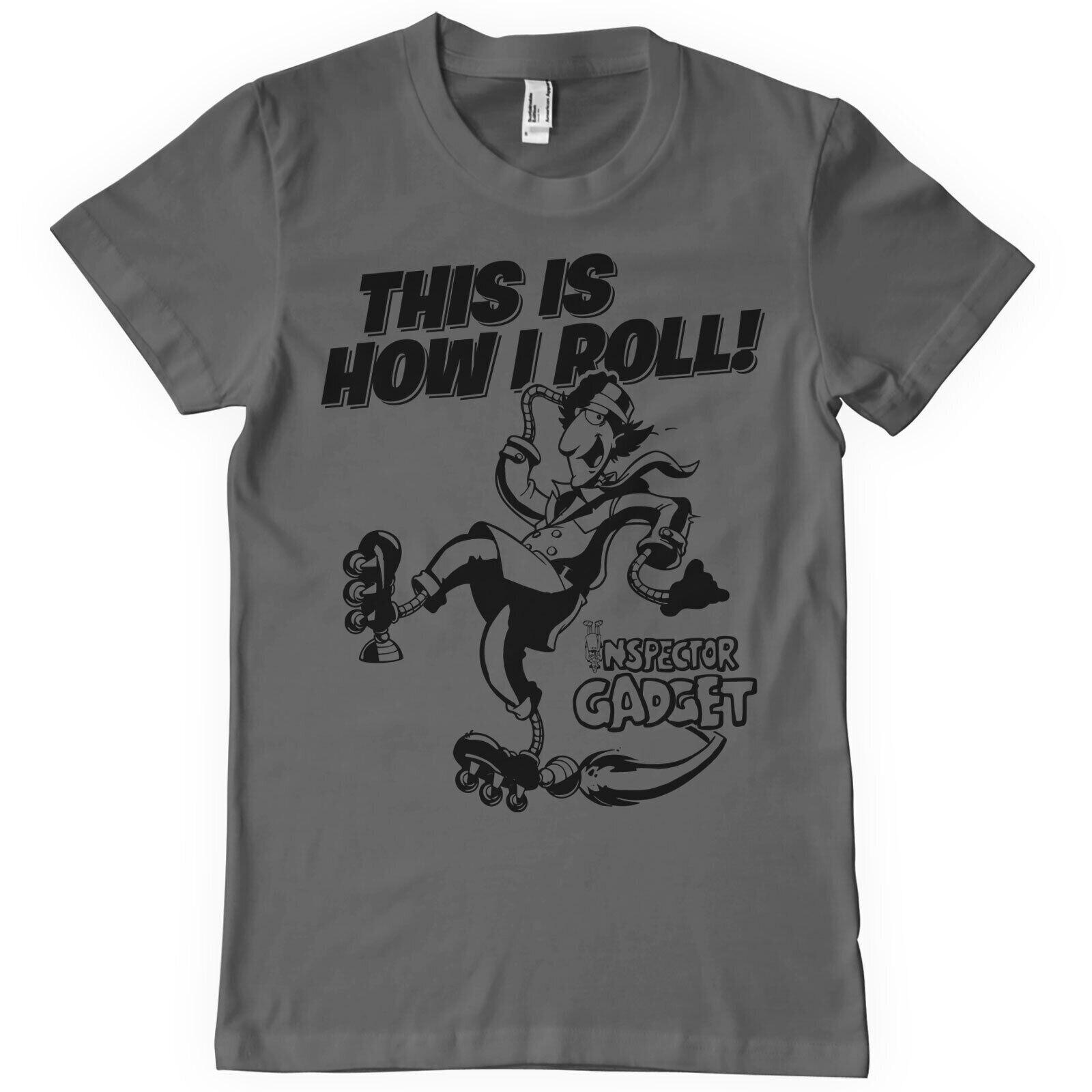 Officially Licensed Inspector Gadget So Roll Me Men s T-Shirt XXXXL