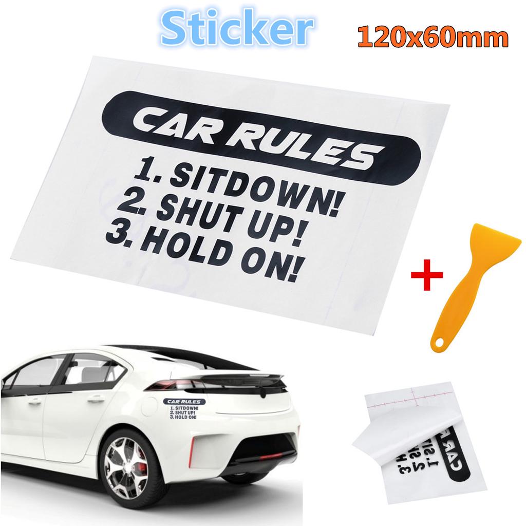 car-rules-decal-funny-bumper-window-graphic-pintwork-vinyl-sticker