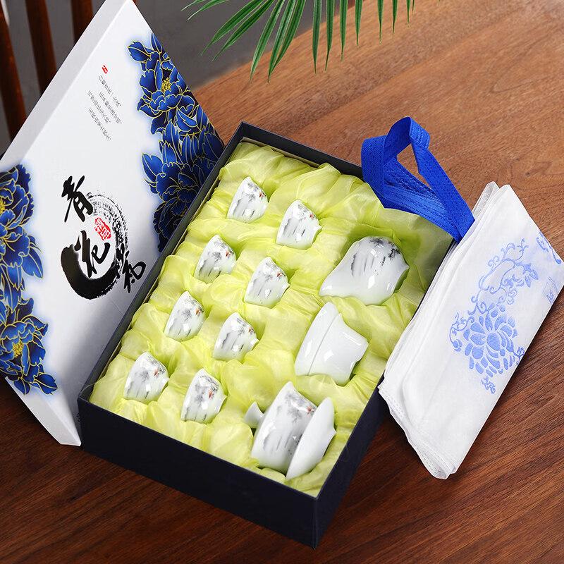 Dehua White Porcelain Kung Fu Tea Set