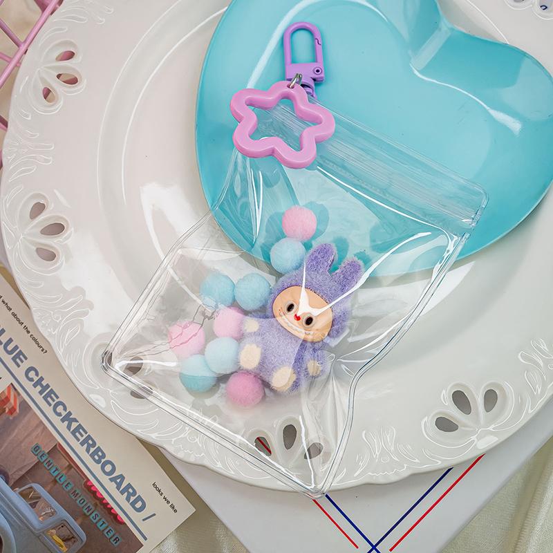 

1 шт. Милая настольная игрушка брелок плюшевая мини виниловая милая кукла зерно мобильный кулон праздничный подарок фиолетовый