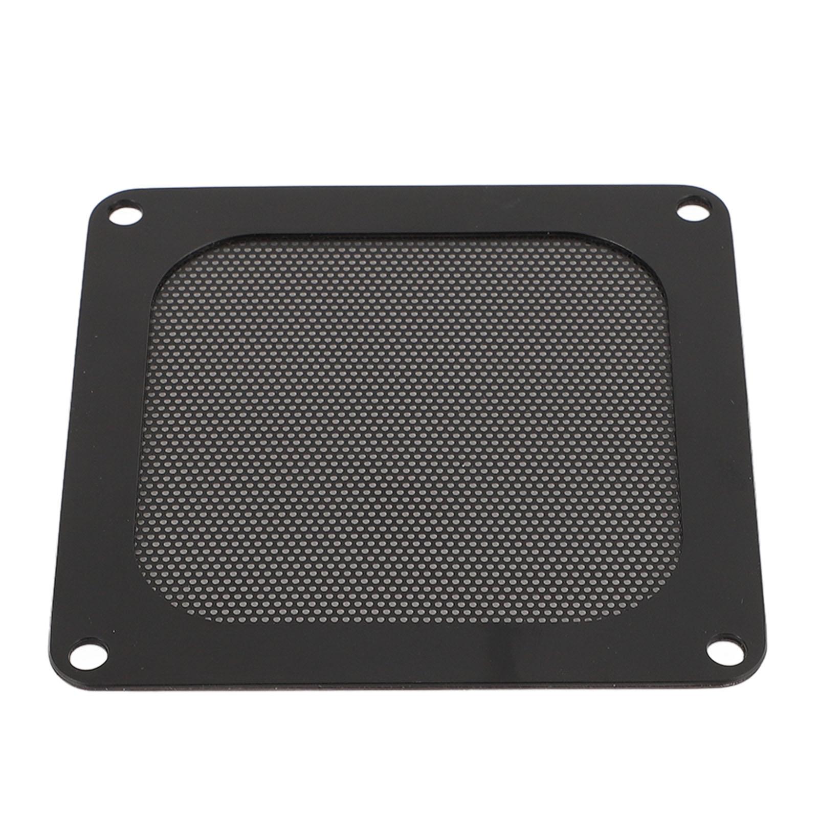 

4PCS PVC Computer Fan Filter Grills Magnetic Frame PC Fan Dust Mesh PC Cooler Filter 3.66x3.66in Black чёрный