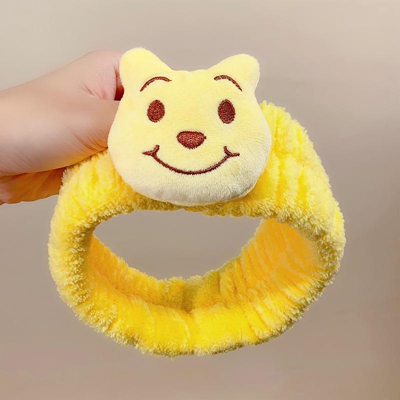 Sanrio Cartoon Face Wash Hair Band: Cute, Anti-Moisture Hair Tie/Headband for Beauty Routines