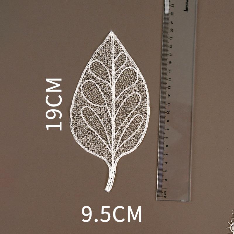 Fish Thread Eyelash Embroidery Lace Cloth Sticker Water-Soluble Hollow Lace Piece Flower Embroidery Piece Wedding Dress Accessories