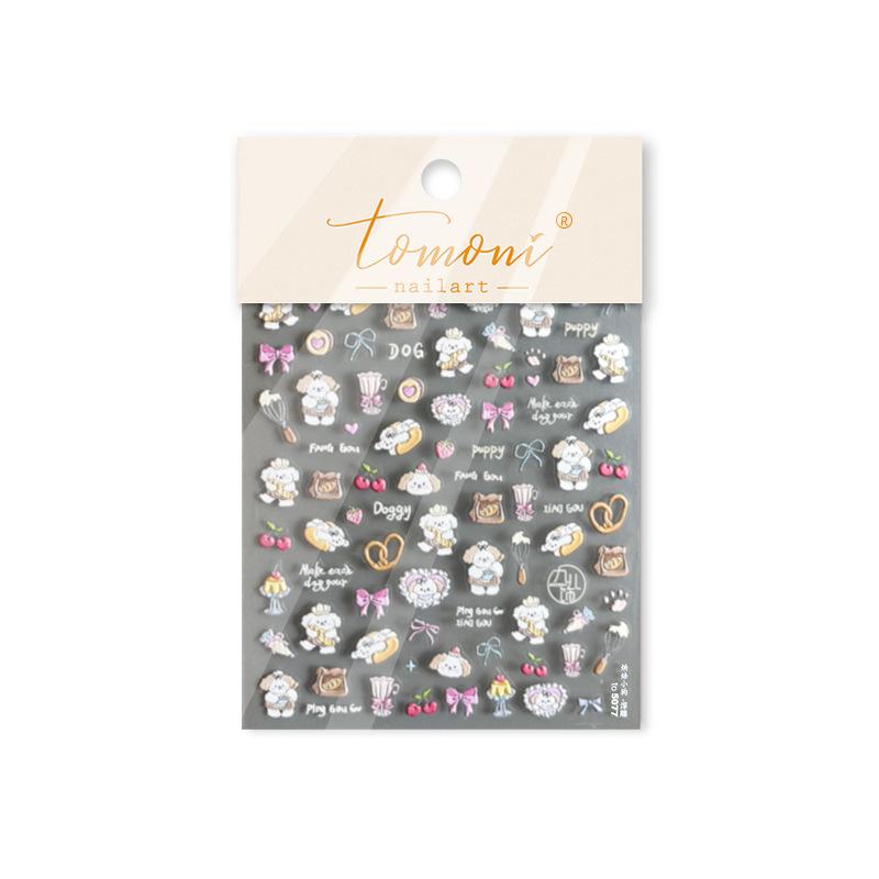 

Томони Новые 5D Летние Вечеринки Наклейки для Нейл-Арта Кухня Белый Кролик Принадлежности для Ногтей Наклейки для Ногтей Мультяшные Наклейки Кошка Накладные Ногти to5077