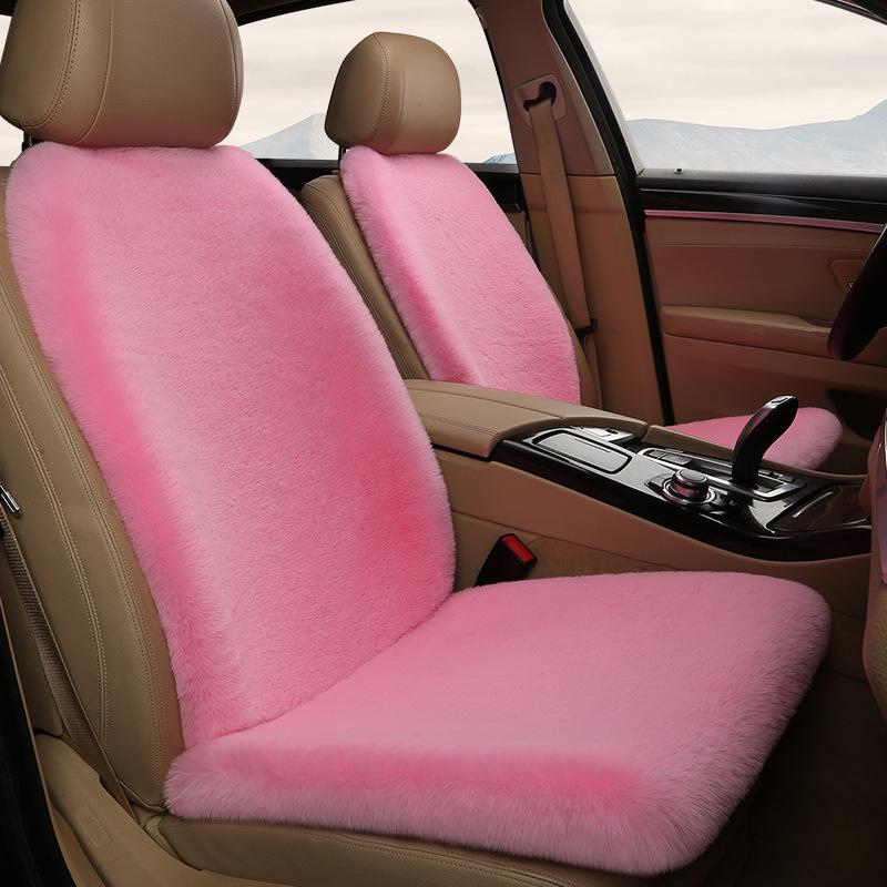 

Комплект зимних плюшевых подушек на сиденье автомобиля - 7 предметов, мех кролика, тепло