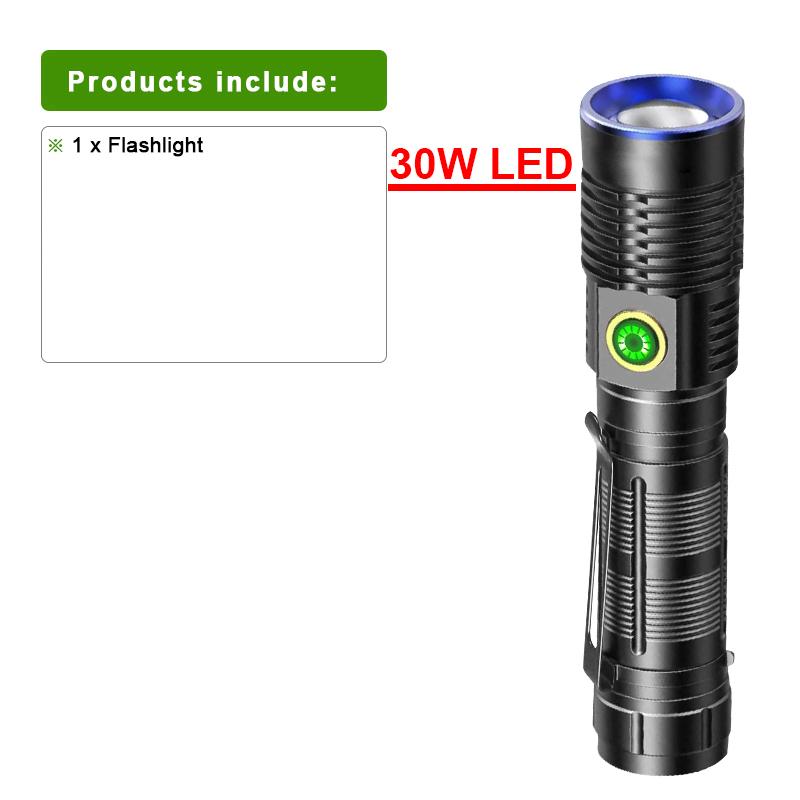 

Супермощный светодиодный фонарик, портативный магнитный дизайн, фонарик, перезаряжаемый ручной светильник, уличный светильник, фонарь для кемпинга no battery чёрный