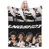 Super Soft Kpop Group Lngshot  Throw Blanket Premium Flannel Fleece Lightweight  Bed Blanket Super Cozy Blankets All Season Use