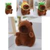 Breloc Jucărie de Pluș Capybara Moale cu Desene Animate Drăguțe Perfect pentru Accesorii și Obiecte de Colecție