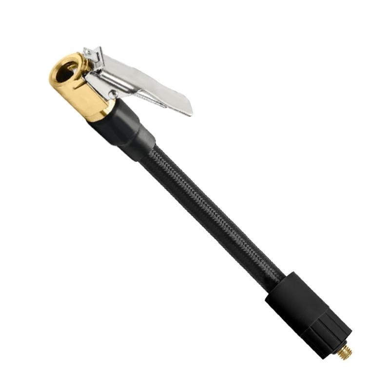 

Tire Air Chuck Adapter With 6mm Thread Quick Clip Design For Easy Inflation On Bike Motorcycle & Car Tires