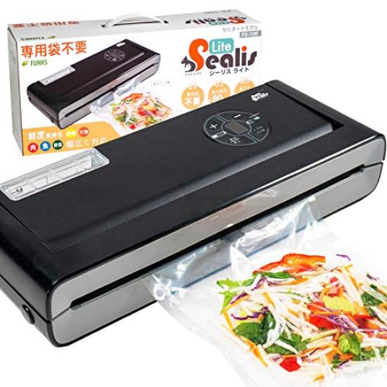 

Searis Light Vacuum Packing Machine No special bag required Commercial use Home use Vacuum Packing Machine Food Sealer -80Kpa чорний