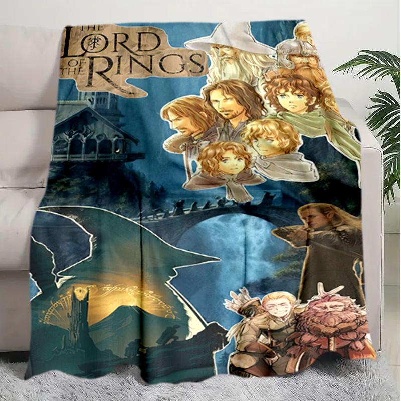 1PC The Lord of the Rings Blanket, All-season Lightweight Home Office Outdoor Nap Multifunctional Blanket, Christmas Gifts