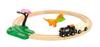 BRIO Dinosaur Circle Set for Ages 3 and Up Wooden 36098, (Train Toy, Tracks, Dinosaurs)