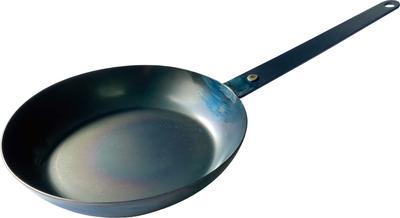 Fujita Metal Frying Pan Iron 20cm Integrated Handle IH Compatible Made In Japan Outdoor Camping 111919 Black