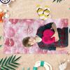 1pc J-Justin B-Bieber Beach Towel Lip Print Design Super Absorbent Suitable for Beach Vacation Pool Summer Gift for Friends