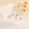 Flower Cartilage Earring Stud Earrings Cute Tragus Ear Stud Piercing Body Jewelry