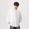 Men's Velvety Loose Fit Round Neck Pullover Sweatshirt