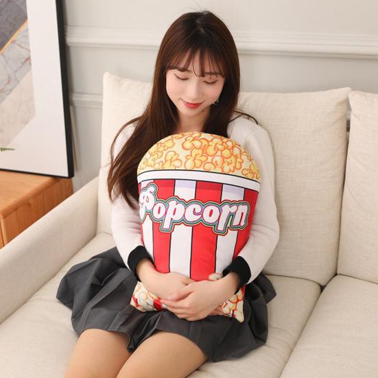 Kissen Super Weich Lebendige Form Geburtstag Geschenk Kinder Kreativ Popcorn Stoffpuppe Plüschtier Heimdeko für Schlafzimmer
