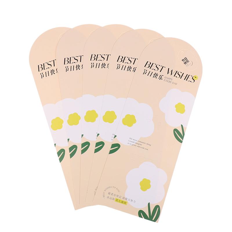 

5 шт. Креативная одинарная упаковка для букета, открытка, День женщин, День богини, День святого Валентина, День рождения, Открытки с цветами для нее