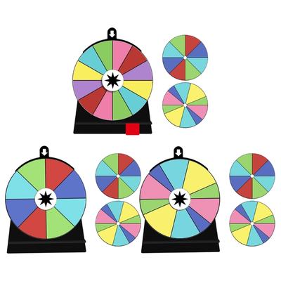 Erasable Spin Wheel Board Durability Acrylic Easy To Clean Design Party Game Spinner Prize Wheel