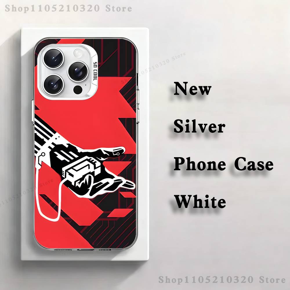 

Game A-Atomic H-Heart Phone Case For iPhone 17,16,15,14,13,12,11,Pro,Max,Plus,Mini,XS,SE Anti Fall White Matte Hard Bumper iPhone17air