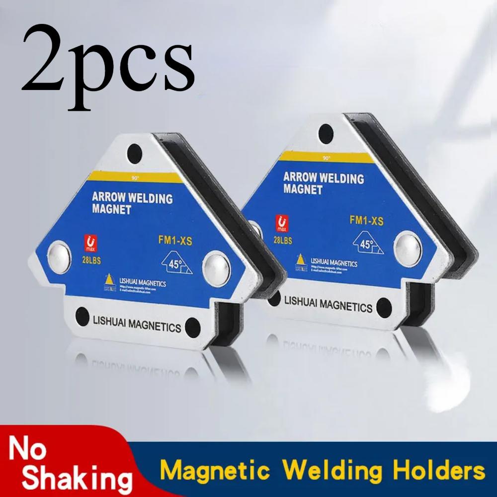 

2 ШТ./4 ШТ. Магнитные держатели для сварки 12,5 кг Угловой припой Магнит-стрелка Фиксатор сварки Позиционер Ферритовый вспомогательный инструмент для удержания Локатор