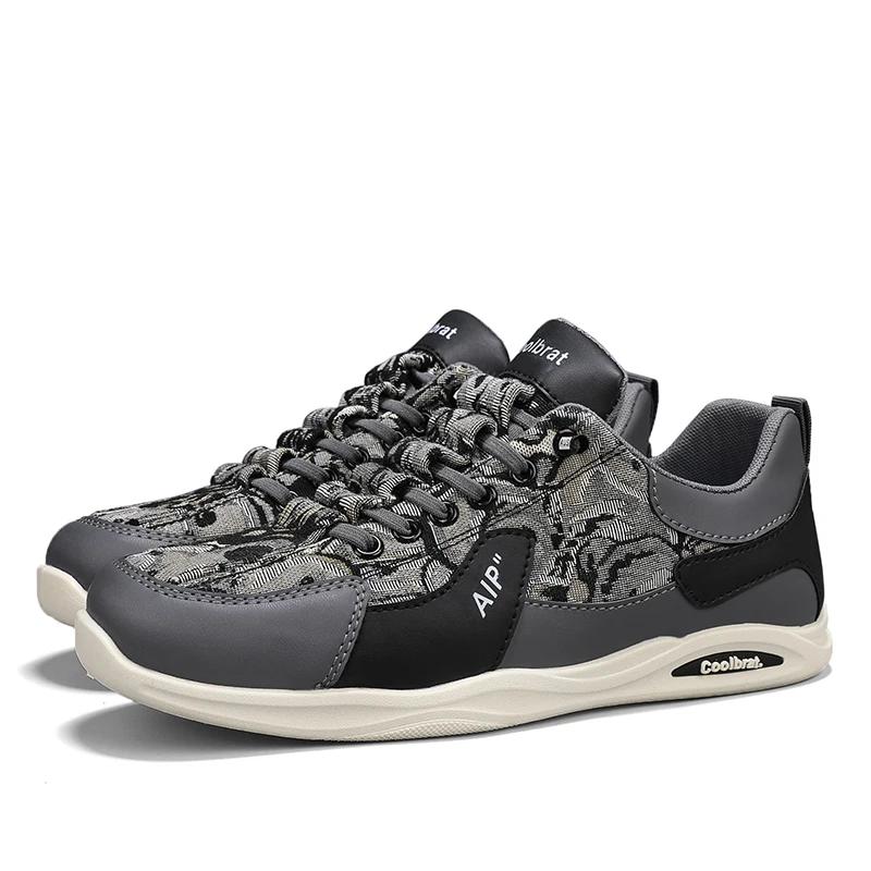 Fashion Men's 2025 New Fashionable Sports Shoes - Breathable Mesh Fabric Flat and Comfortable Casual Running and Outdoor Hiking Shoes