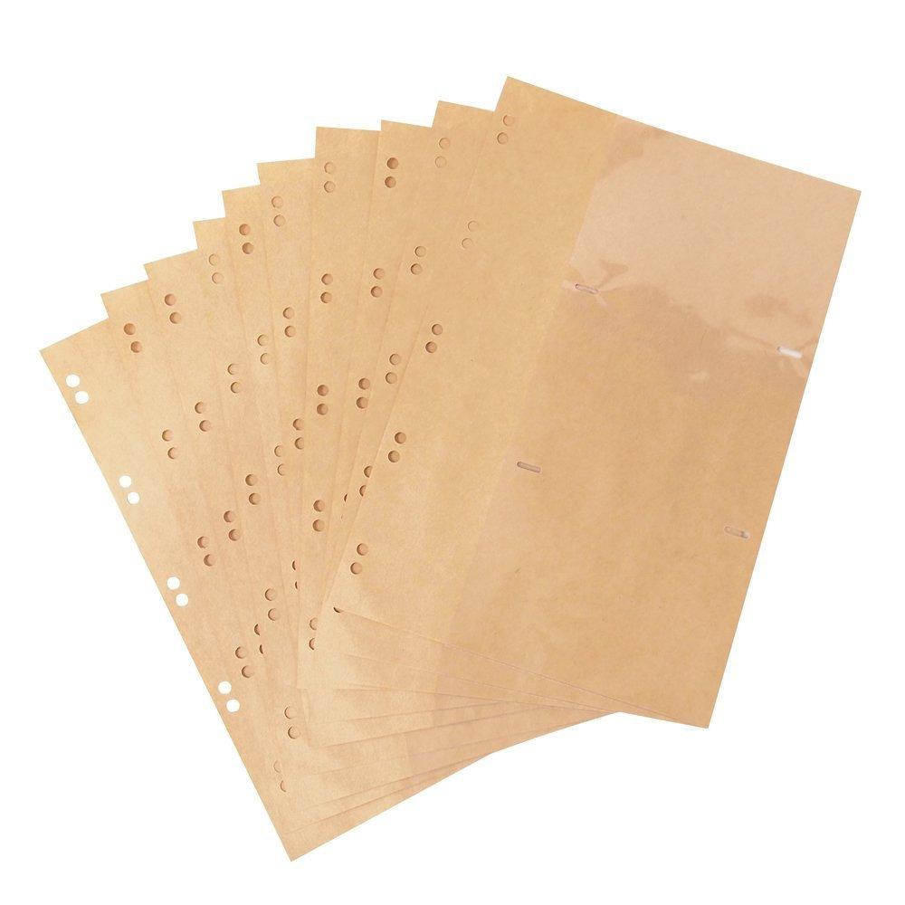 Nakabayashi Binder Type Pocket Album Terracotta L Size 3 Tiers Brown TER-L3Y-140-BR
