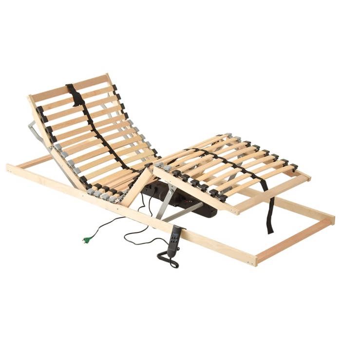 VidaXL Electric Slat Base with 28 Slats 7 Zones Bed Base Bed Frame with Slats Bedroom Home 321823