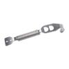 Hood Repair Hardware Kit with Spring Pieces, Mounting Plates and Fasteners, Silver Tone Metal Set for Car Hood Service Projects and Installation