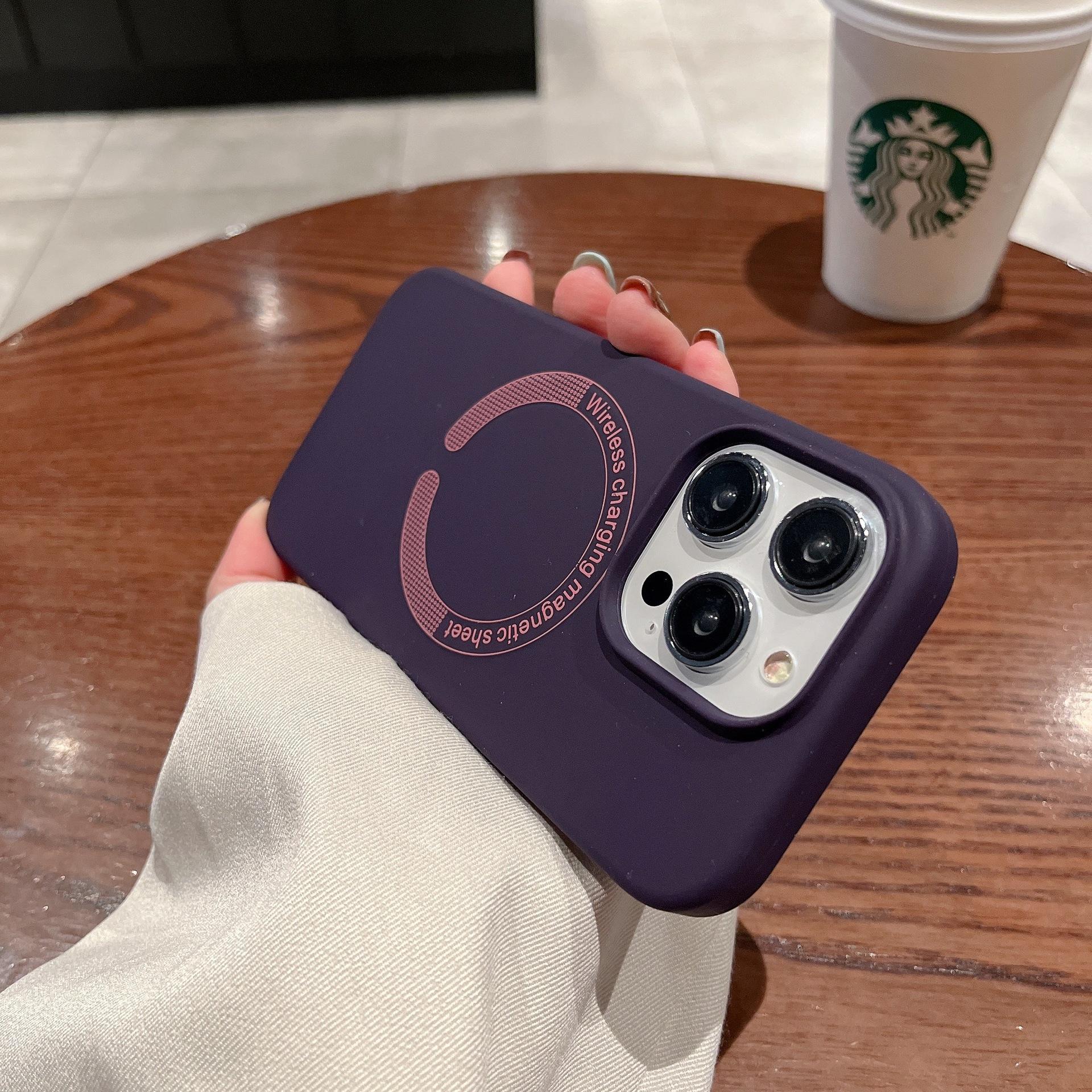 Compatible with iPhone 17 liquid silicone phone case, i15 official Magsafe magnetic charging, Apple 16 protective case iPhone17PRO MAX