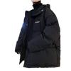 Hooded Cotton Coat Men's Winter Loose Thickened Cotton Jacket Trendy Brand Couple Student Bread Cotton Coat Warm Jacket Plus Size Men