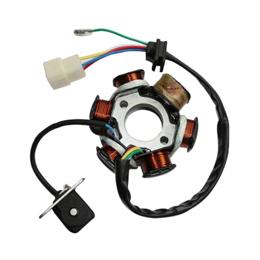 

New 6 Poles 5 Wires Half-Wave Ignition Magneto Stator for GY6 70cc 90cc 110cc 125cc