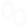 Wreath Frame Round Metal Wreath Form Wreath Ring Design for DIY Crafts Floral Projects Home Decor Holiday Weddings White