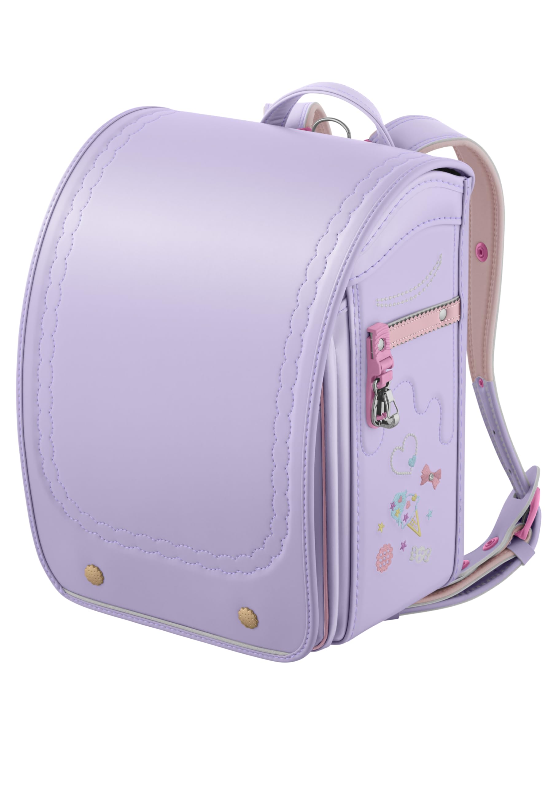 

Angel Super Sweet School 2025 French Lilac x Baby A4 Flat File [SEIBAN] Wings, Light, Sweets, Bag, Girls, Model, Pink,