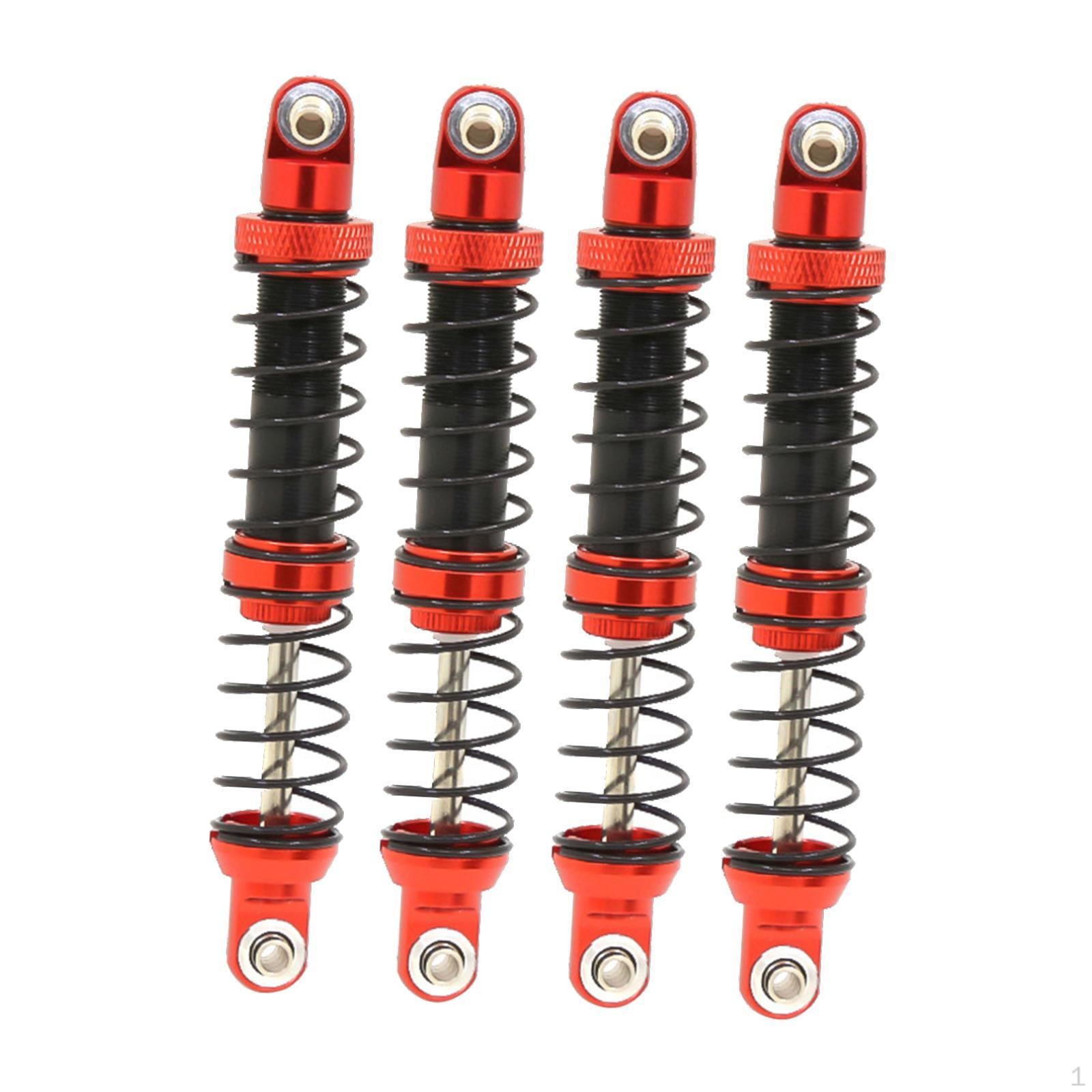 

Масляний регульований набір амортизаторів з пружинами для RC автомобіля-краулера, сумісний 1/10 SCX10 i II III 90mm