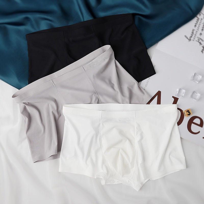 Zomer Heren IJszijde Naadloze Boxer Briefs - Ademend, Lichtgewicht, Jeugdig Design.