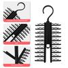 Compact Closet Accessory Holder Gift Perfect 20 Slot Tie Organizers Rack for Businessmen and Style Enthusiasts
